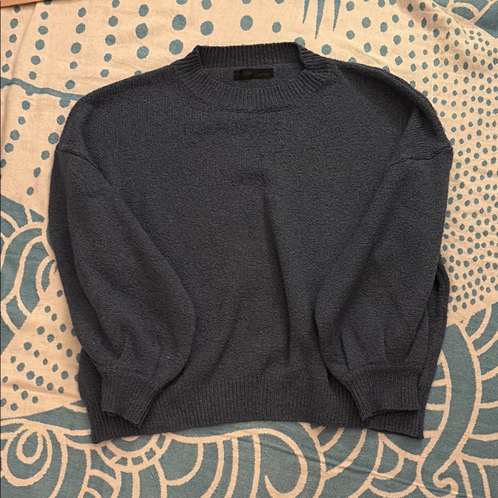 Cozy Blue Knit Sweater